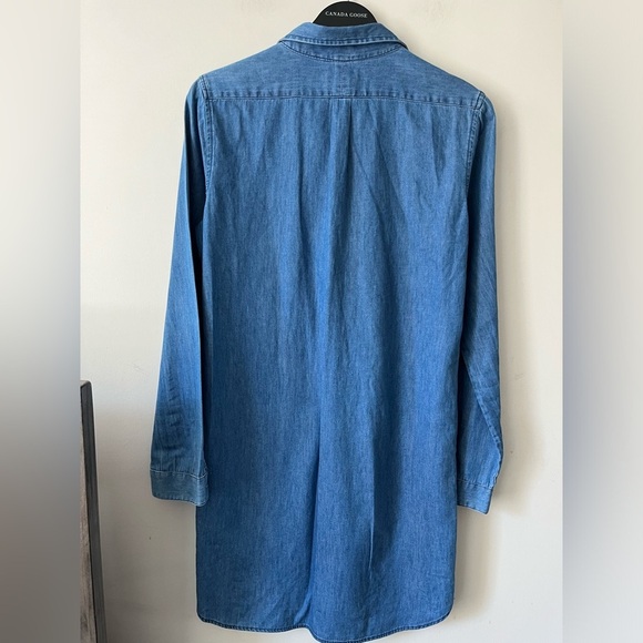 Taylor Stitch Button-down Lightweight Denim Blue Longsleeved Dress Small - Picture 5 of 6